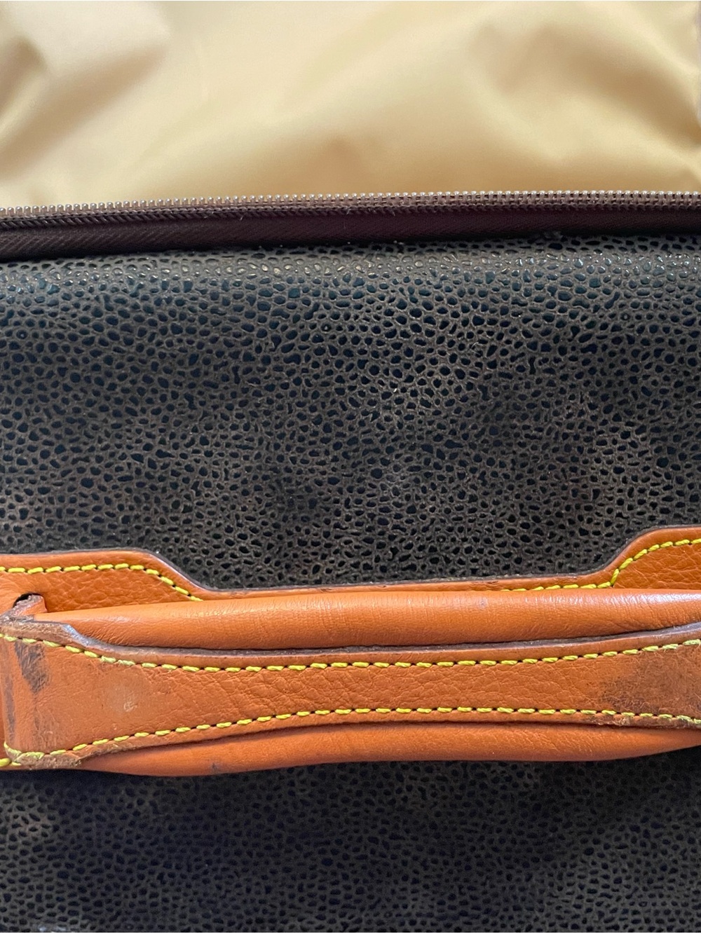 Bric's Dark Brown and Orange Carry-On Suitcase - Picture 8 of 16